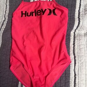 Hurley Vibrant Pink One-Piece